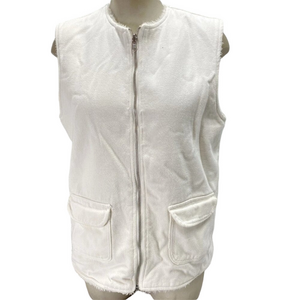 NEW LOLA JEANS Women’s Denim Sherpa Reversible Vest